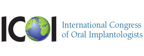 Aglow Logo for the International Congress of Oral Implantologists (ICOI), showing the acronym 
